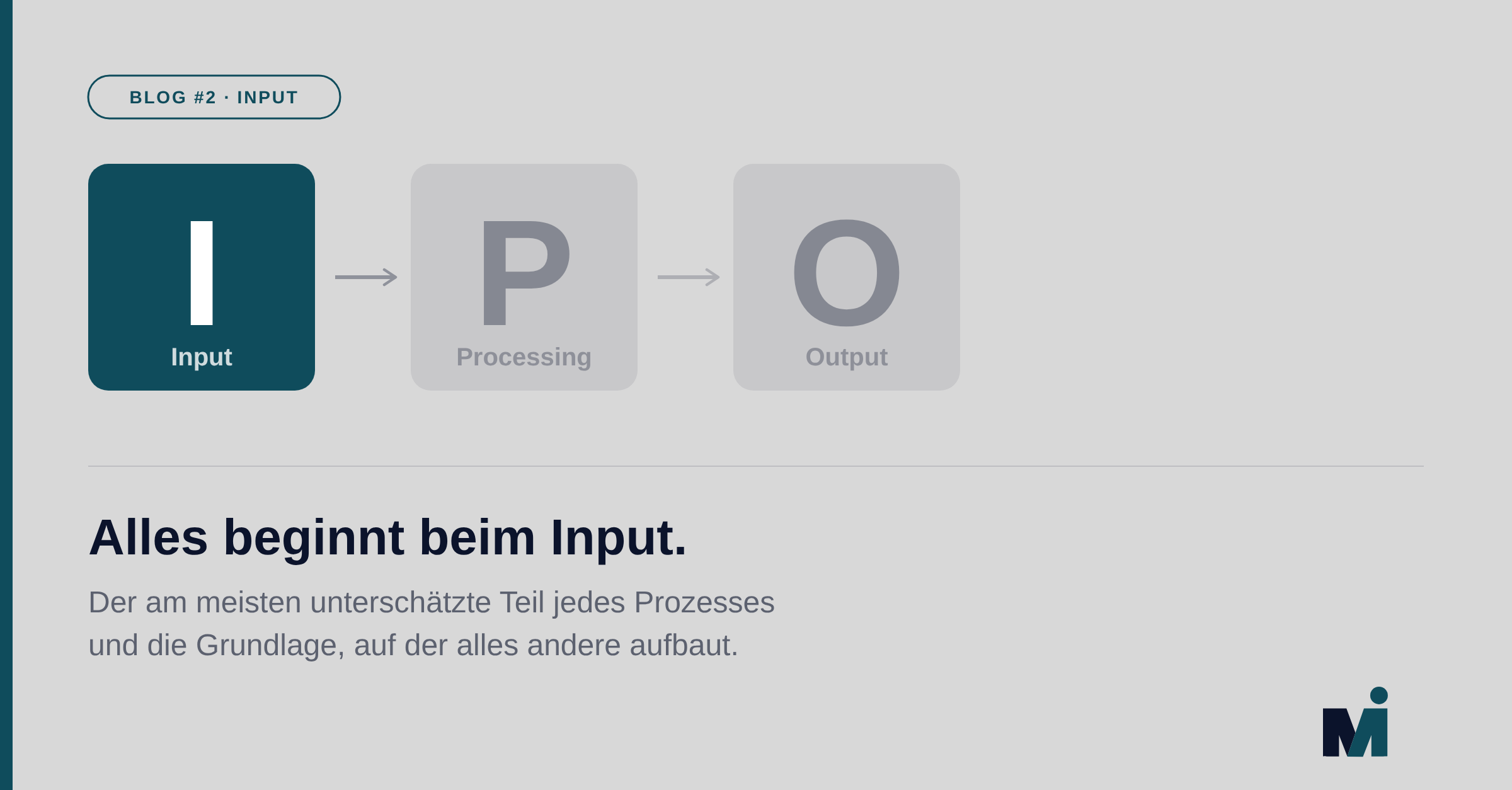 Input: alles beginnt beim Input